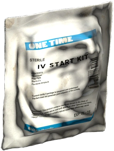 DayZ crafting ingredient: IV Start Kit